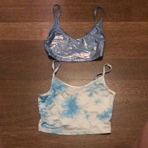 Two halter tank  tops